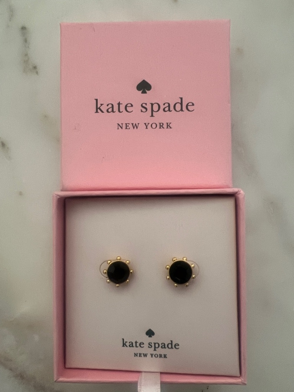 Kate Spade New York Flying Colors Bezel Jet Black New in Box